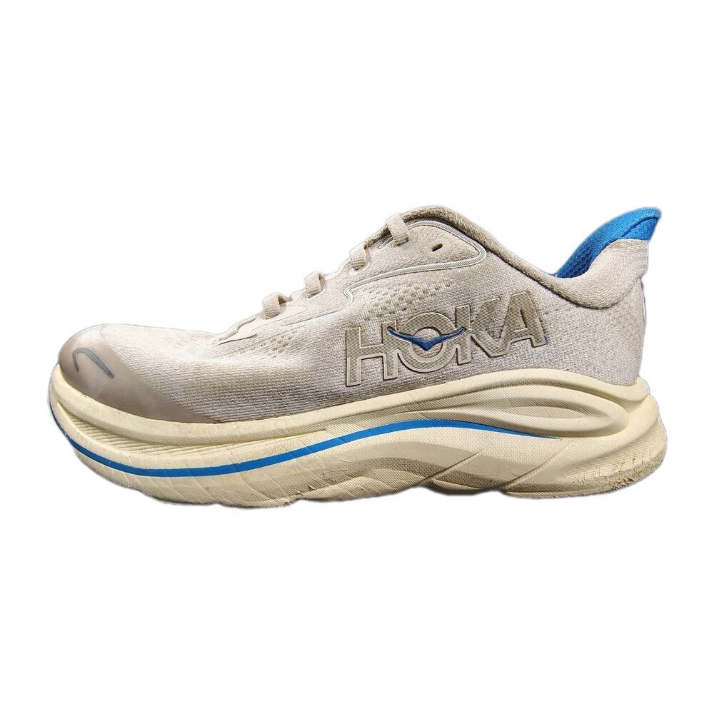 Hoka One One Clifton 10 Big Kids 5.5 White Running Shoe Sneaker Youth Boys Girls